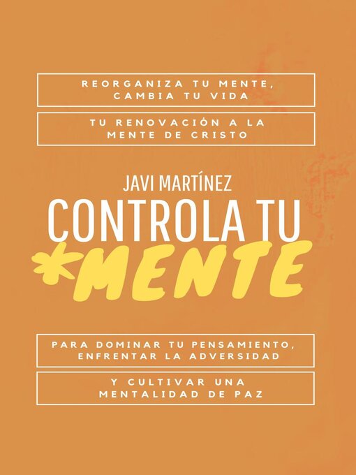 Title details for Controla Tu Mente by Javi Martínez - Available